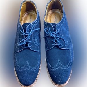NEW Florsheim Men’s Limited Heritage Blue Suede Longwing Bluchars Size 10, NWOB
